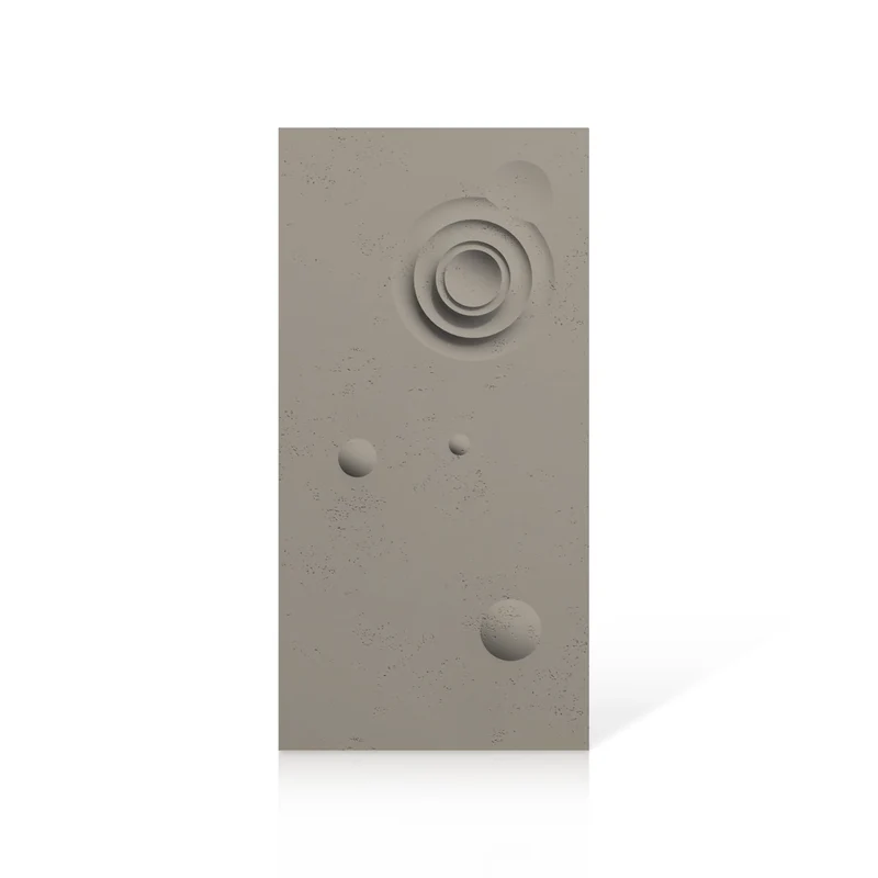 3D Concrete Wall Panels MOONS Models A&B