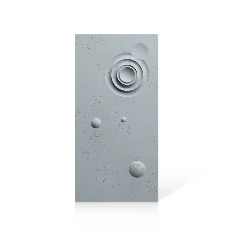 3D Concrete Wall Panels MOONS Models A&B