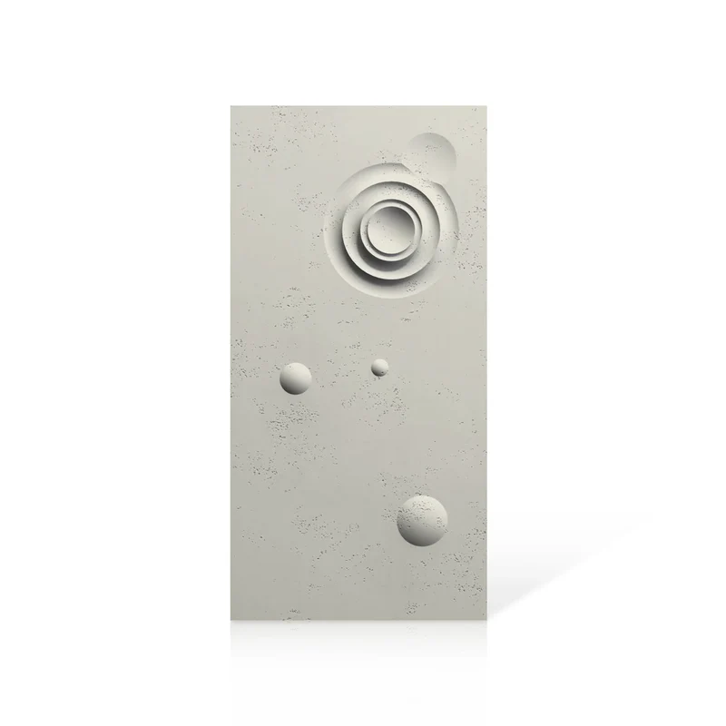 3D Concrete Wall Panels MOONS Models A&B