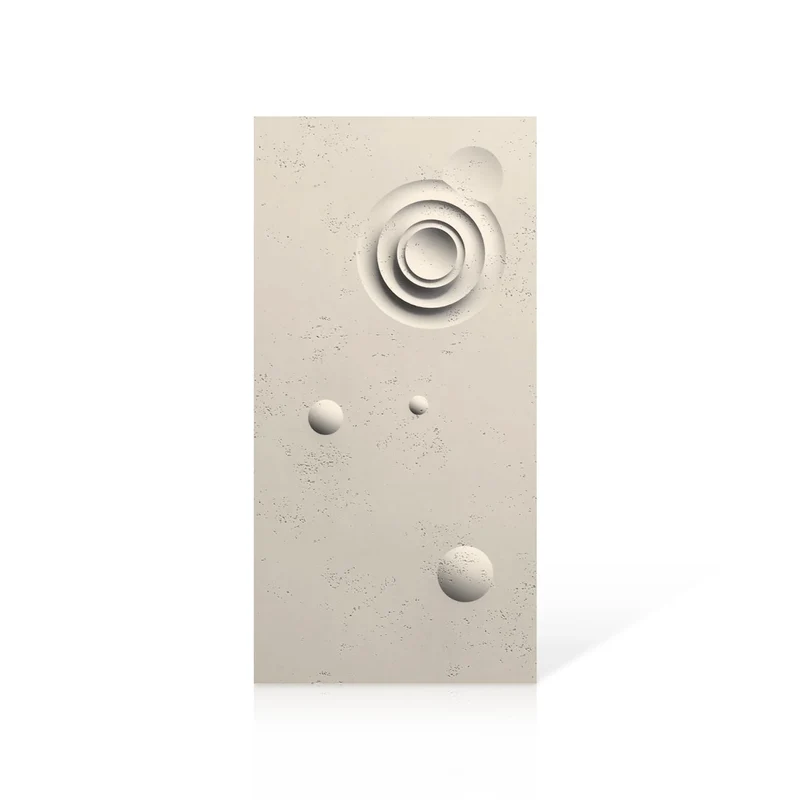 3D Concrete Wall Panels MOONS Models A&B