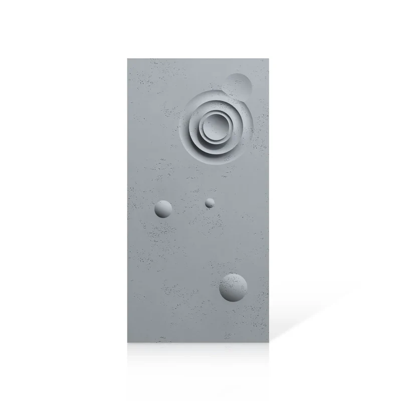 3D Concrete Wall Panels MOONS Models A&B