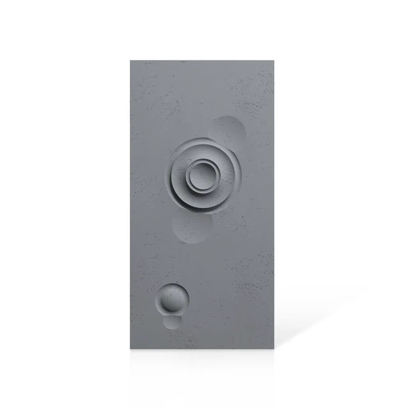3D Concrete Wall Panels MOONS Models A&B