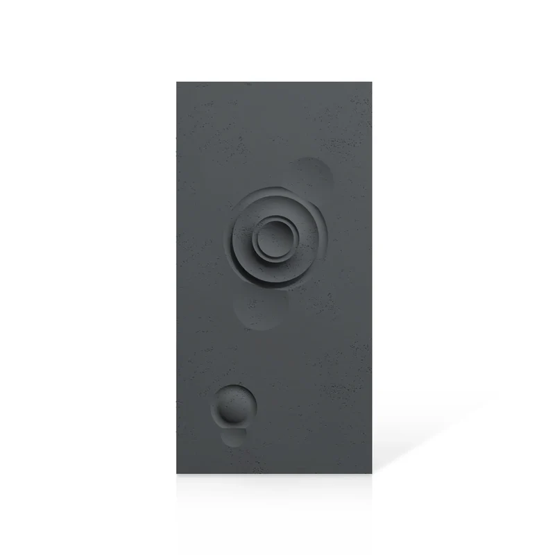3D Concrete Wall Panels MOONS Models A&B