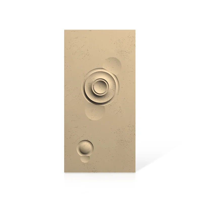 3D Concrete Wall Panels MOONS Models A&B