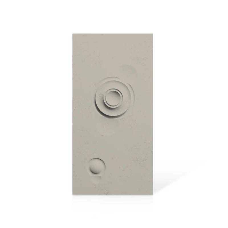 3D Concrete Wall Panels MOONS Models A&B