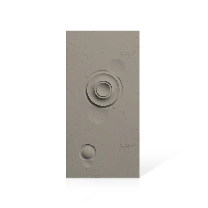 3D Concrete Wall Panels MOONS Models A&B