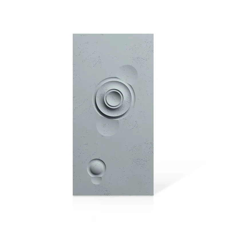 3D Concrete Wall Panels MOONS Models A&B