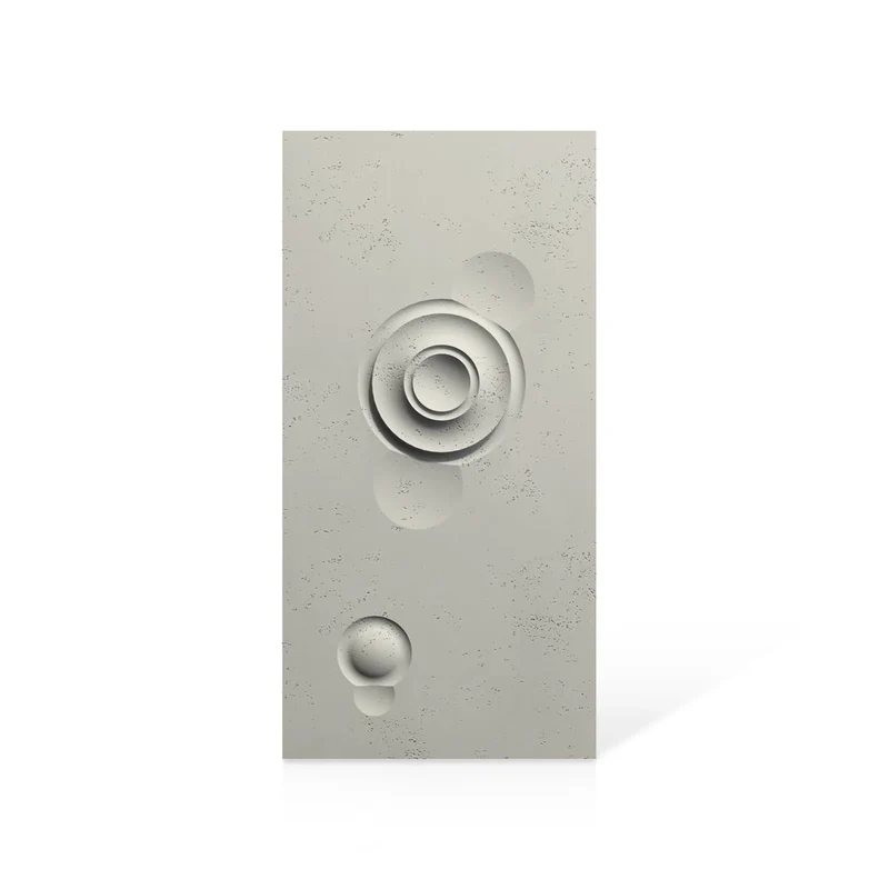 3D Concrete Wall Panels MOONS Models A&B