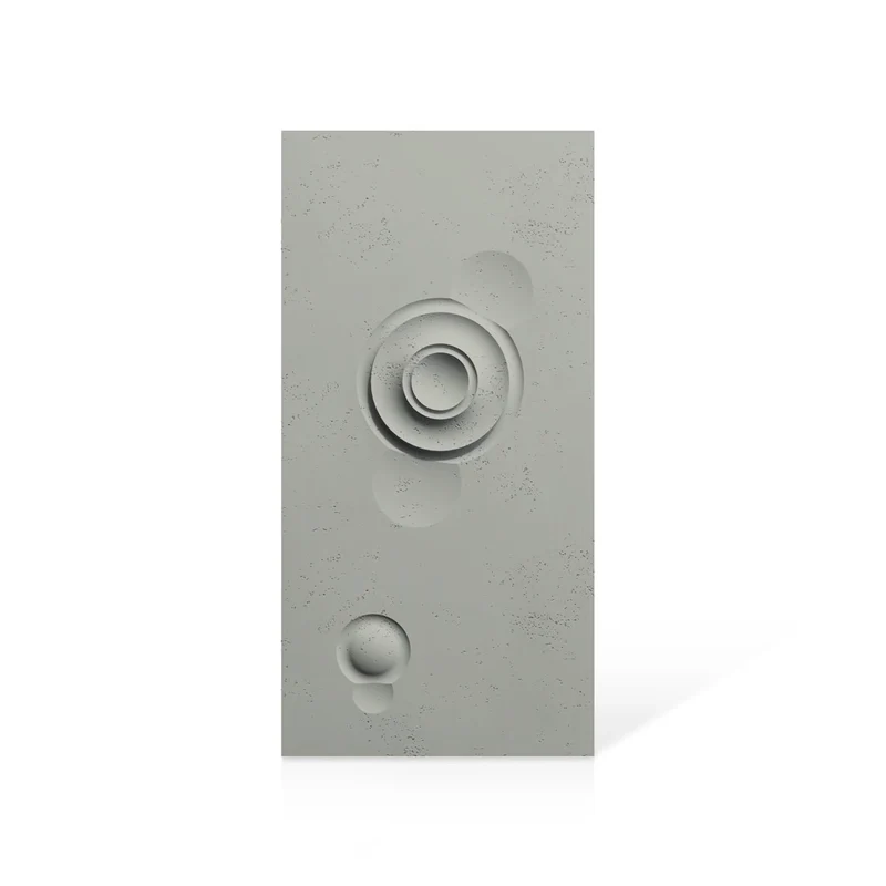 3D Concrete Wall Panels MOONS Models A&B