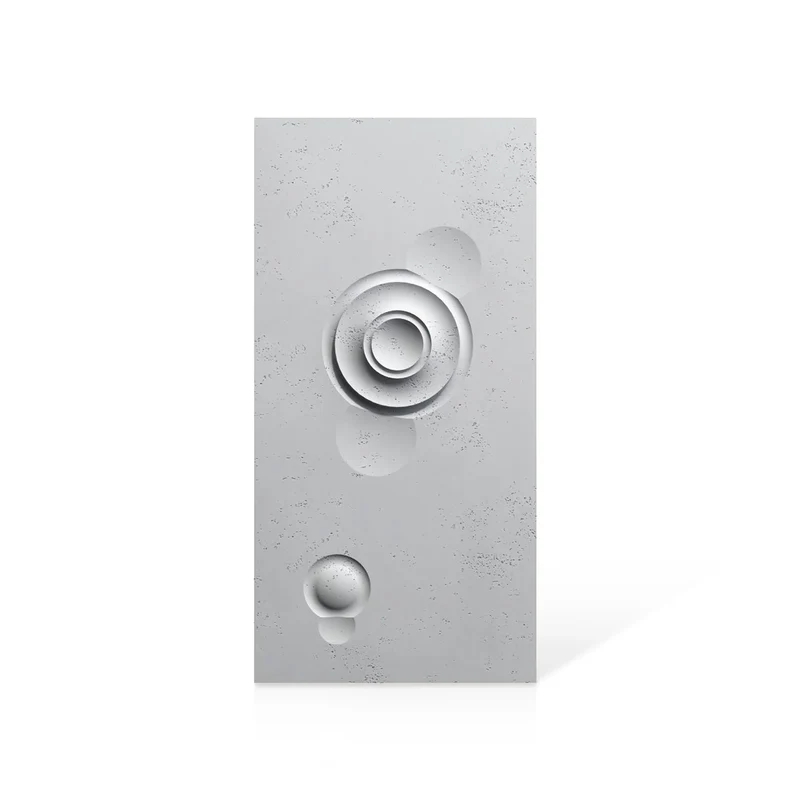 3D Concrete Wall Panels MOONS Models A&B