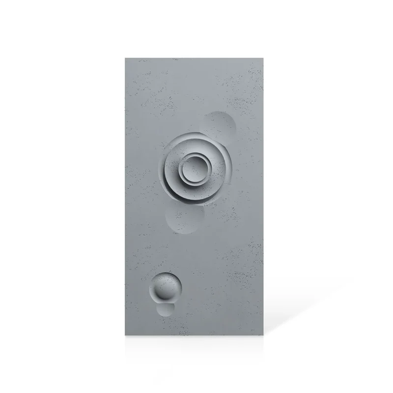 3D Concrete Wall Panels MOONS Models A&B