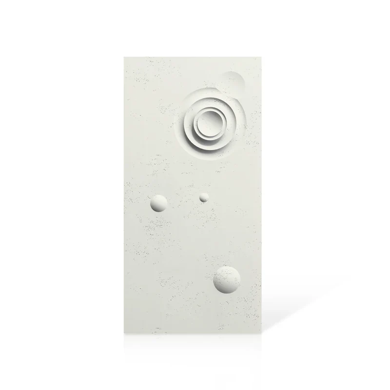 3D Concrete Wall Panels MOONS Models A&B
