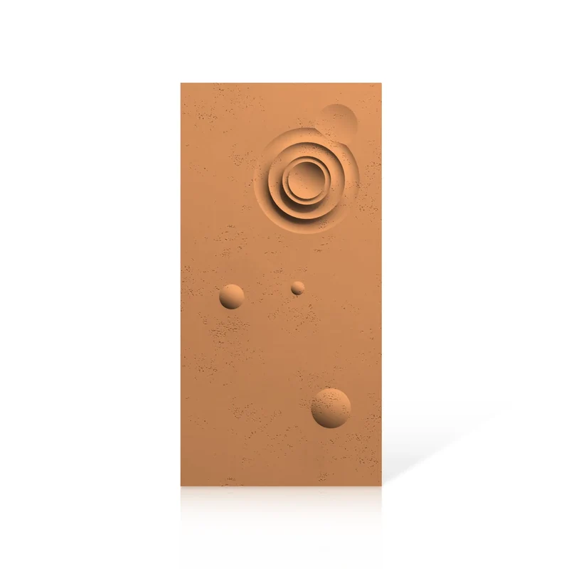 3D Concrete Wall Panels MOONS Models A&B