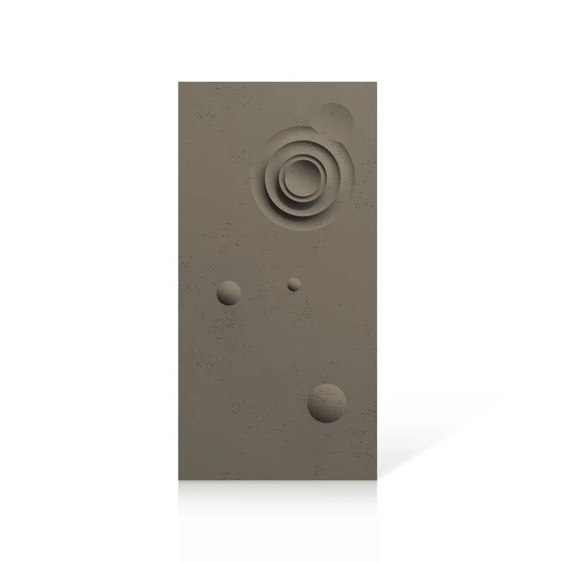 3D Concrete Wall Panels MOONS Models A&B