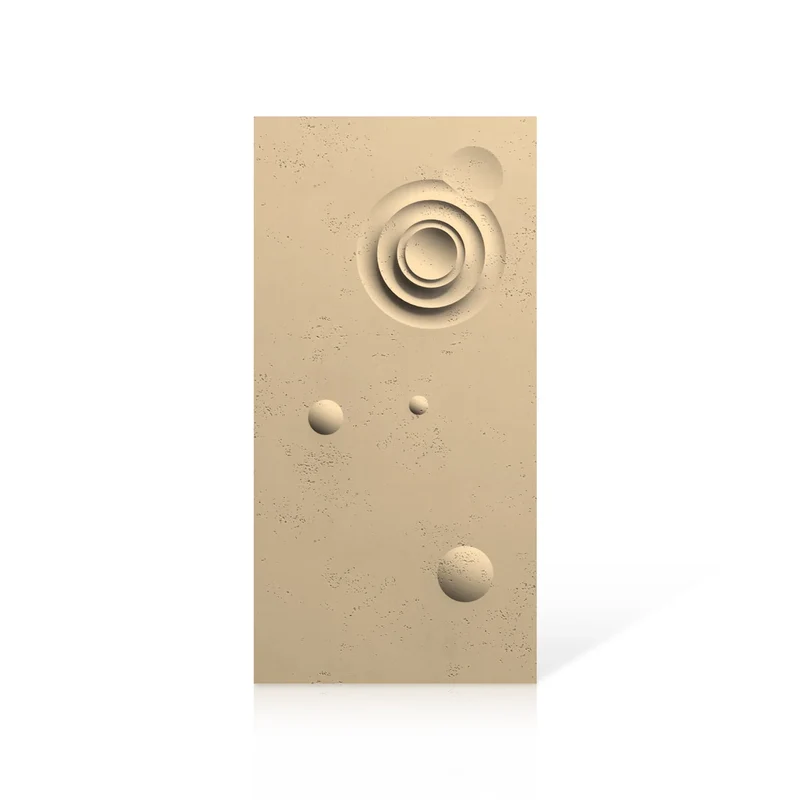 3D Concrete Wall Panels MOONS Models A&B