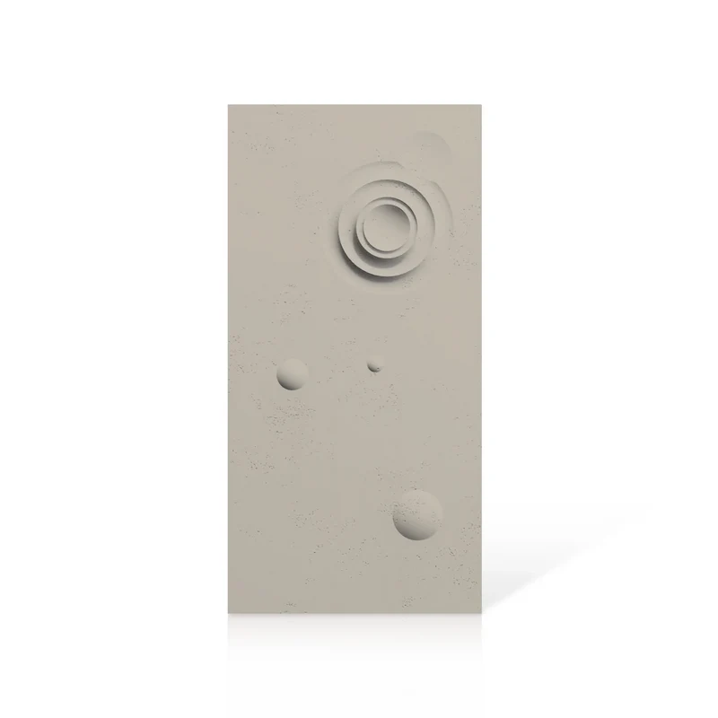 3D Concrete Wall Panels MOONS Models A&B