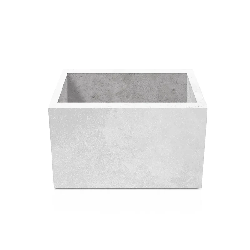 Outdoor Concrete Planters - Square 100x100x50 cm