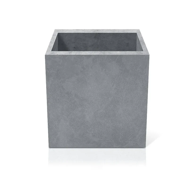 Outdoor Concrete Planters - Square 80x80x80 cm