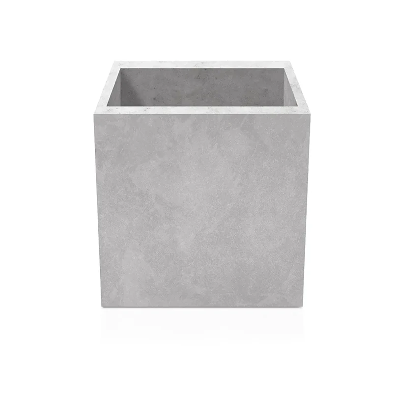 Outdoor Concrete Planters - Square 80x80x80 cm