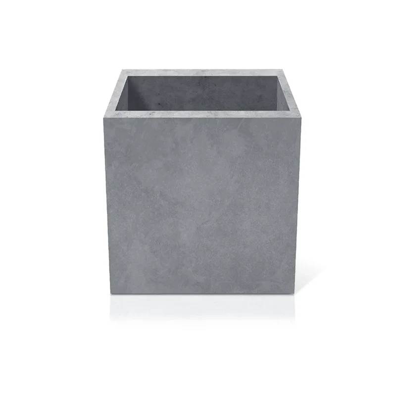 Outdoor Concrete Planters - Square 70x70x70 cm