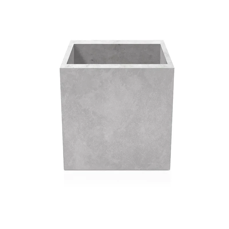 Outdoor Concrete Planters - Square 70x70x70 cm