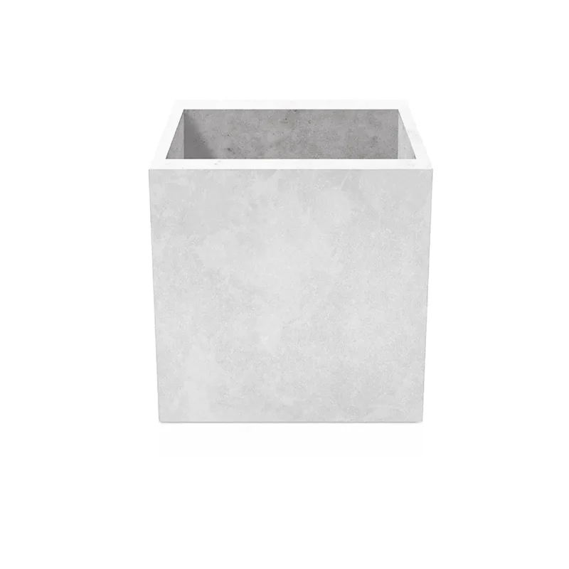 Outdoor Concrete Planters - Square 70x70x70 cm