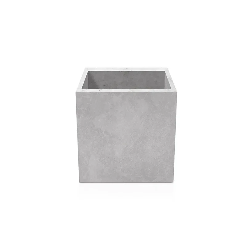 Outdoor Concrete Planters - Square 60x60x60 cm
