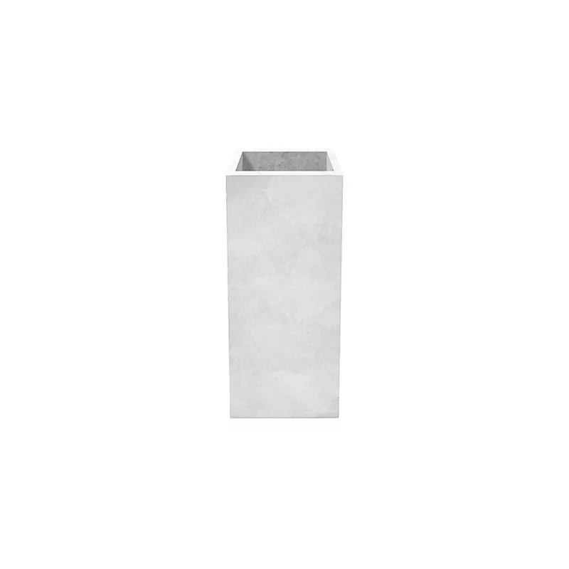 Outdoor Concrete Planters - Square 30x30x70 cm