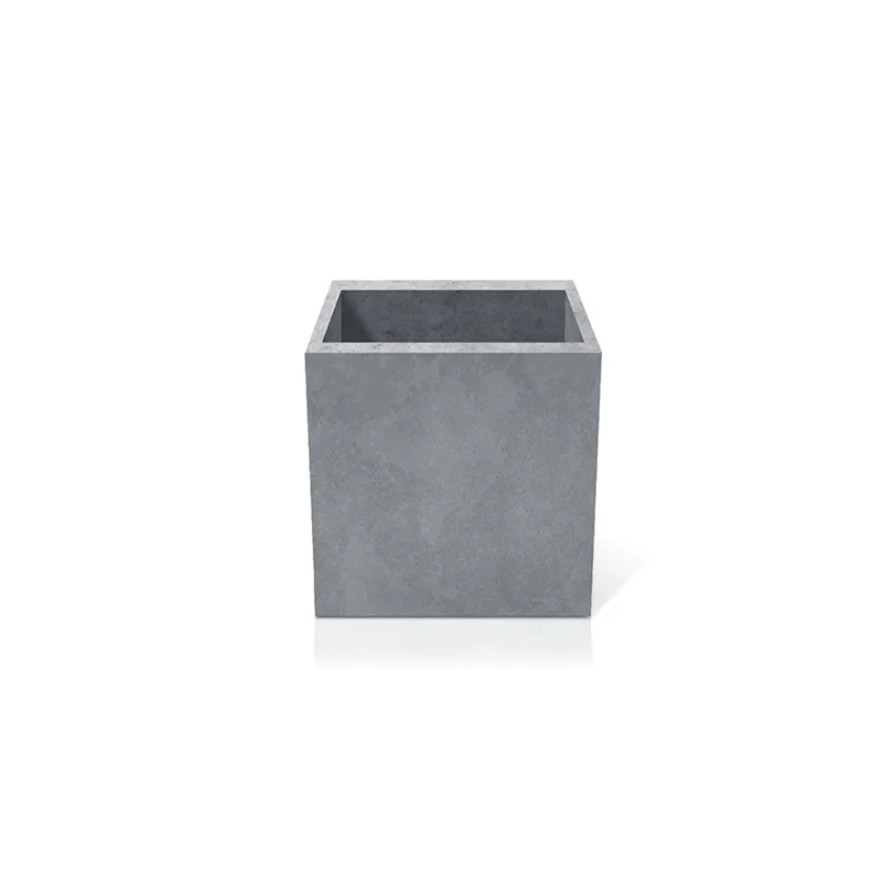 Outdoor Concrete Planters - Square 50x50x50 cm