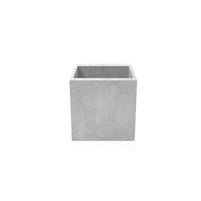 Outdoor Concrete Planters - Square 50x50x50 cm