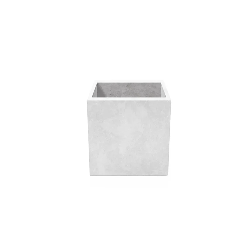 Outdoor Concrete Planters - Square 50x50x50 cm