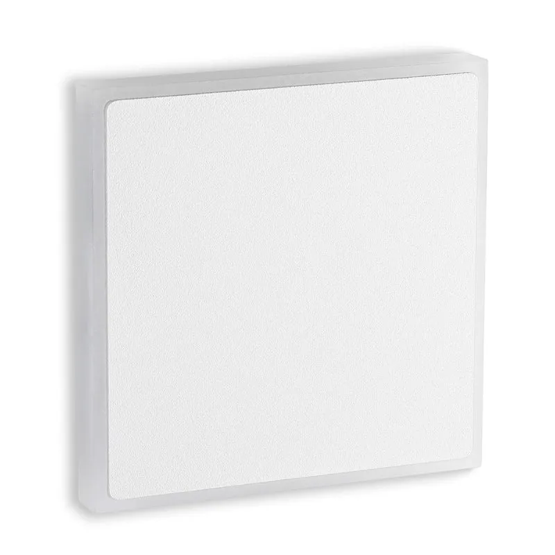 Treppenbeleuchtung mit Bewegungsmelder in Weiss quadratisch - 230V 1,5W LED