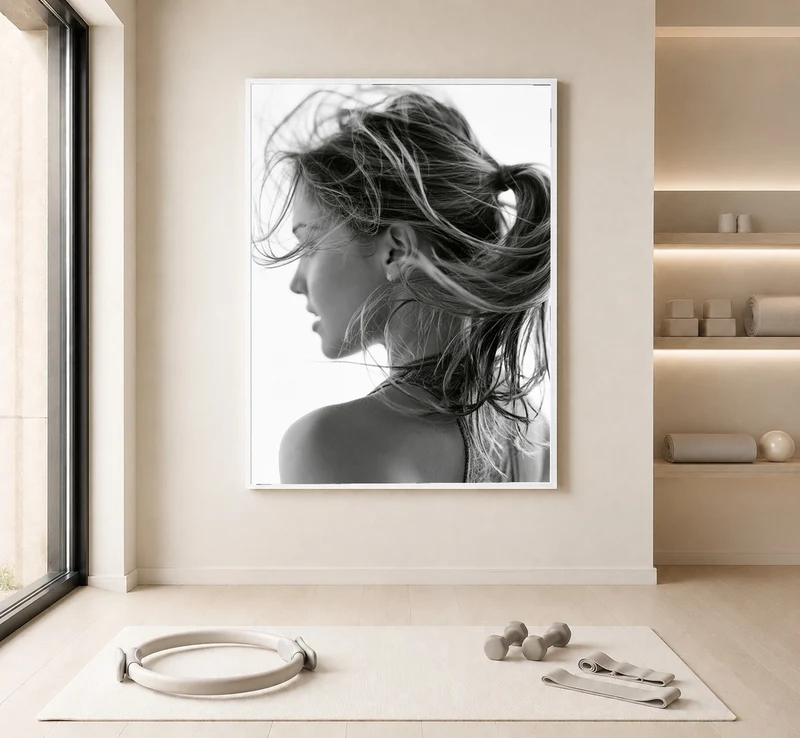 Haar im Wind Poster