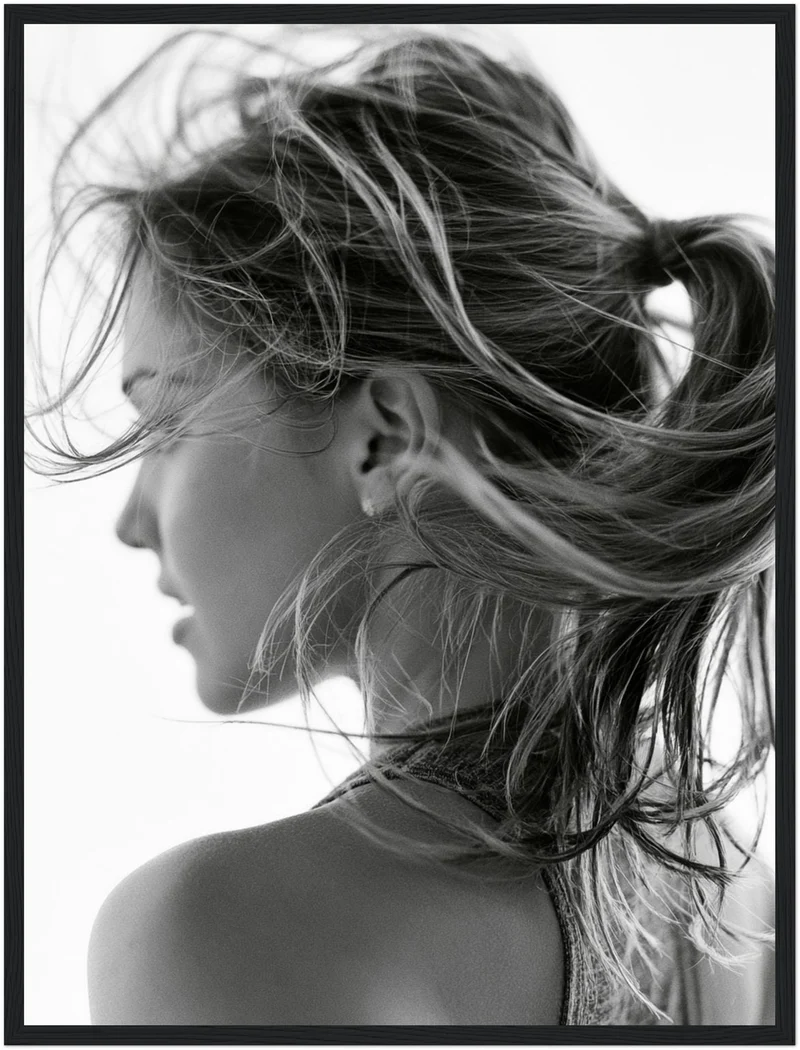 Haar im Wind Poster