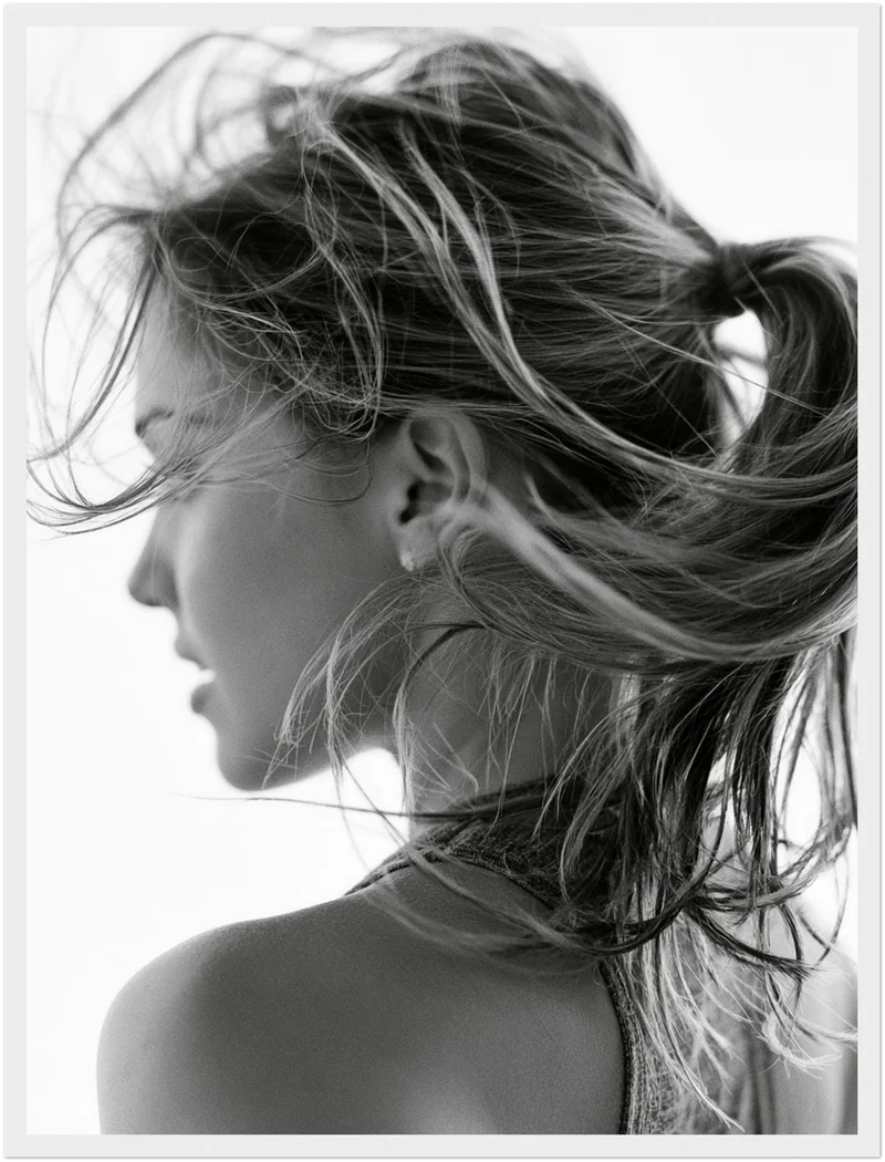 Haar im Wind Poster
