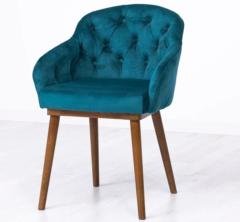 Chesterfield Stuhl aus Massivholz in verschiedenen Farben | Lounge Sessel kaptioniert