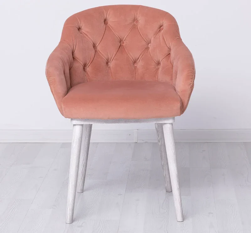Chesterfield Stuhl aus Massivholz in verschiedenen Farben | Lounge Sessel kaptioniert