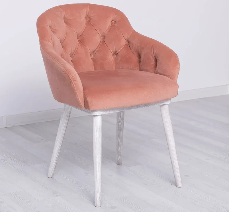 Chesterfield Stuhl aus Massivholz in verschiedenen Farben | Lounge Sessel kaptioniert