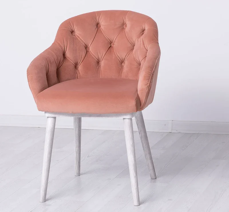 Chesterfield Stuhl aus Massivholz in verschiedenen Farben | Lounge Sessel kaptioniert