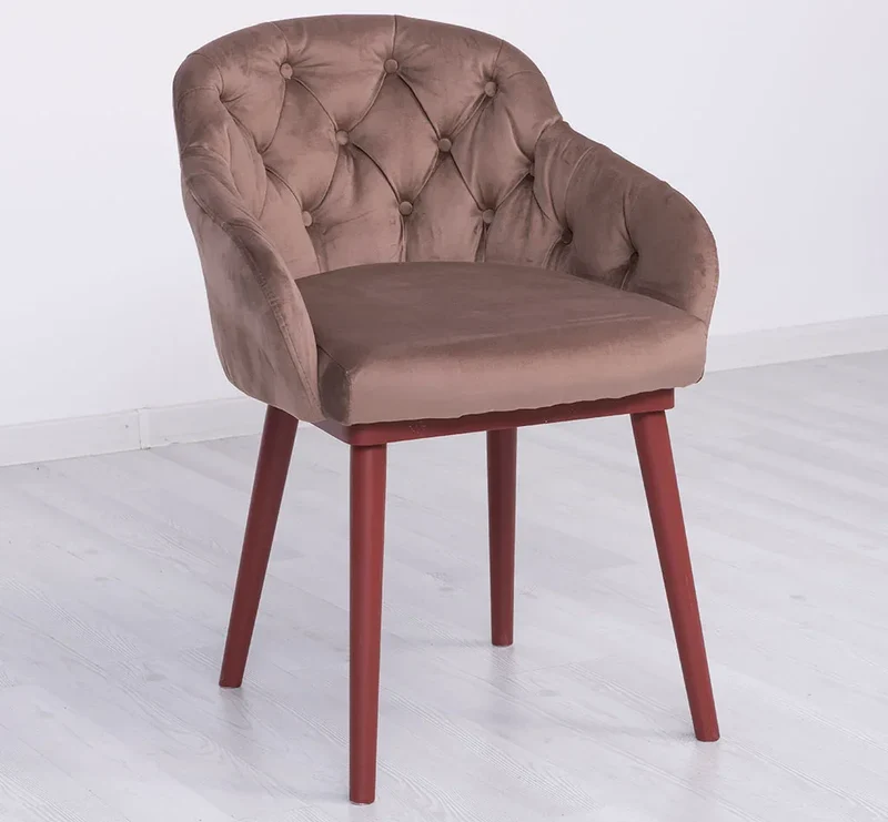 Chesterfield Stuhl aus Massivholz in verschiedenen Farben | Lounge Sessel kaptioniert