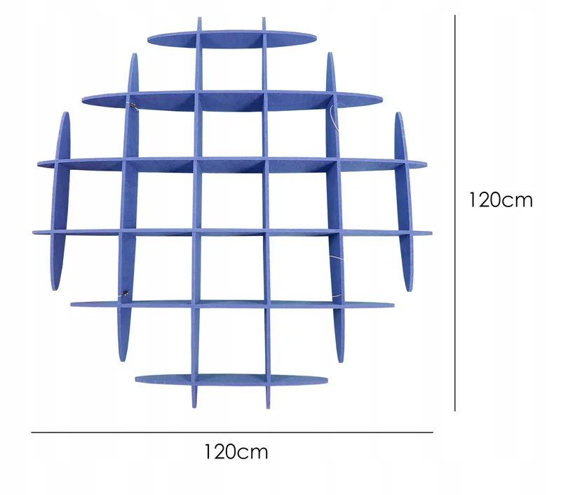 3D Felt Acoustic Ceiling Baffles - CIRCLE
