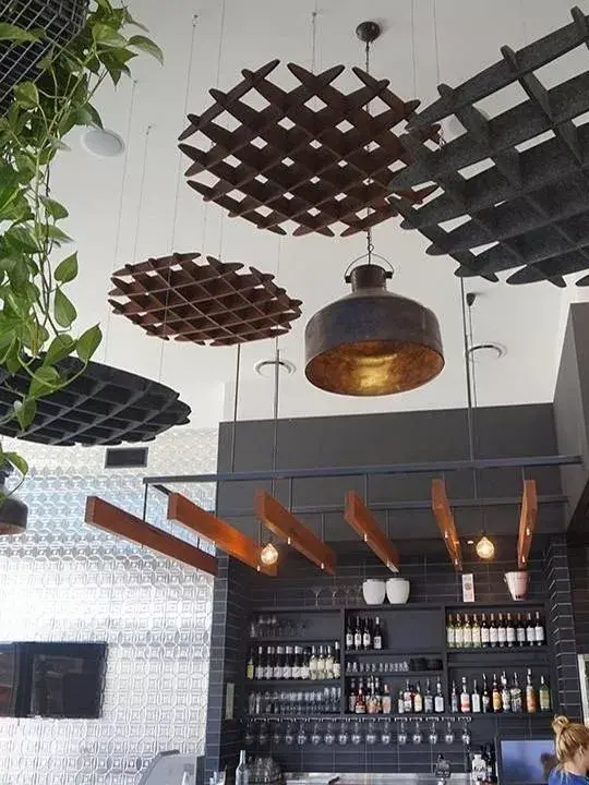 3D Felt Acoustic Ceiling Baffles - CIRCLE
