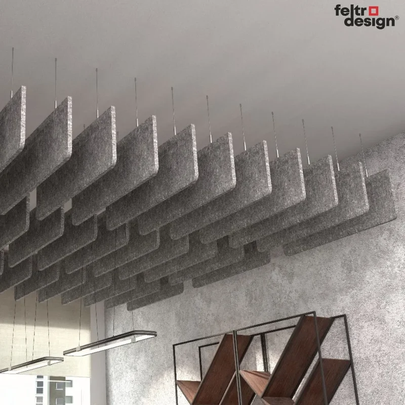 Felt Ceiling Acoustic Baffles - RECTANGLE