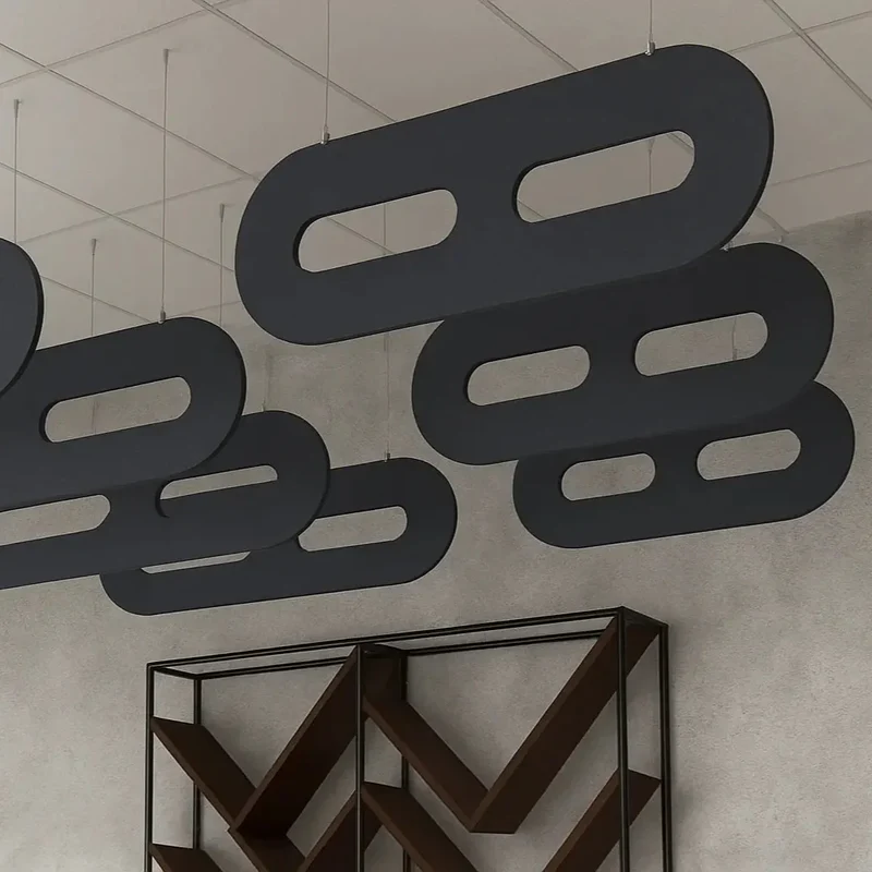 Felt Ceiling Acoustic Baffles - OVAL
