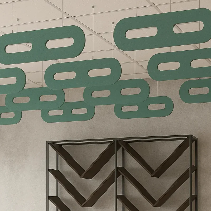 Felt Ceiling Acoustic Baffles - OVAL