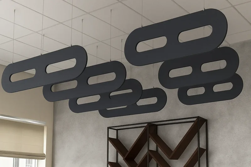 Felt Ceiling Acoustic Baffles - OVAL