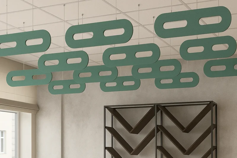 Felt Ceiling Acoustic Baffles - OVAL