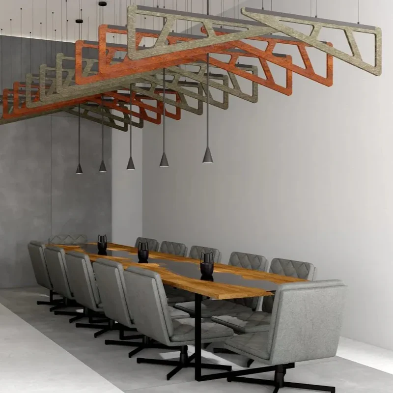 Felt Ceiling Acoustic Baffles - SLANT