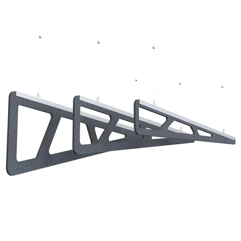 Felt Ceiling Acoustic Baffles - SLANT
