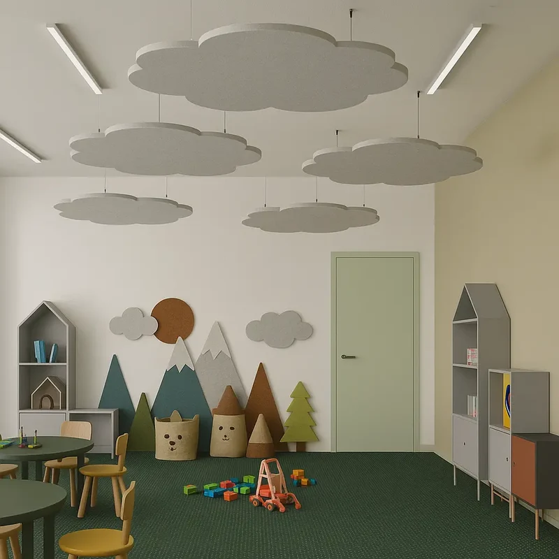 Suspended Ceiling Panels - Acoustic Felt CLOUD M